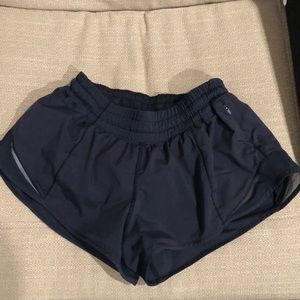 Navy Hotty Hot shorts